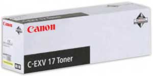 Заправка желтого картриджа Canon C-EXV17Y