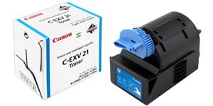Заправка голубого картриджа Canon C-EXV21C