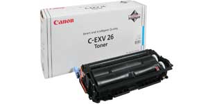 Заправка голубого картриджа Canon C-EXV26C