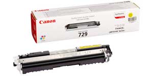 Заправка желтого картриджа Canon Cartridge 729Y