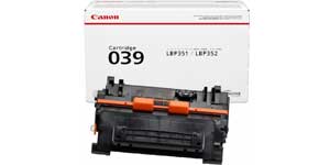 Заправка картриджа Canon cartridge 039