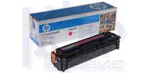 Заправка пурпурного картриджа HP CB543A
