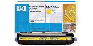 Заправка желтого картриджа HP Q7562A