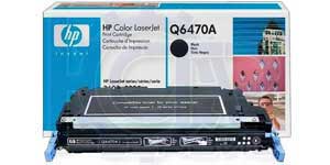 Заправка голубого картриджа HP Q6470A