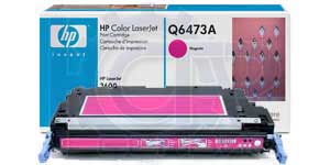 Заправка пурпурного картриджа HP Q6473A