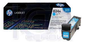 Заправка голубого картриджа HP CB381A