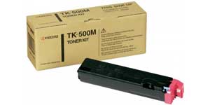 Заправка пурпурного картриджа Kyocera TK-500M