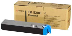 Заправка голубого картриджа Kyocera TK-520C