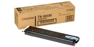 Заправка пурпурного картриджа Kyocera TK-805M