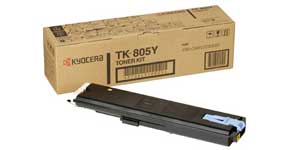 Заправка желтого картриджа Kyocera TK-805Y