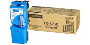 Заправка голубого картриджа Kyocera TK-825C